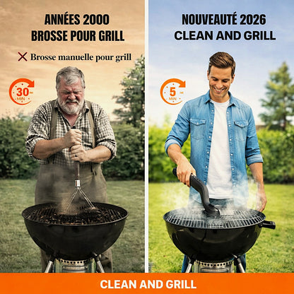 CLEAN & GRILL de KlikkooK, La solution contre le nettoyage à l'ancienne !